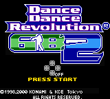 Dance Dance Revolution GB2 (Japan) Title Screen
